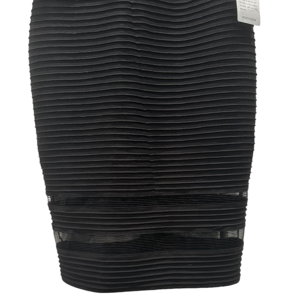 TADASHI SHOJI Black Cold Shoulder Mini Nighttime Dress - Picture 6 of 7